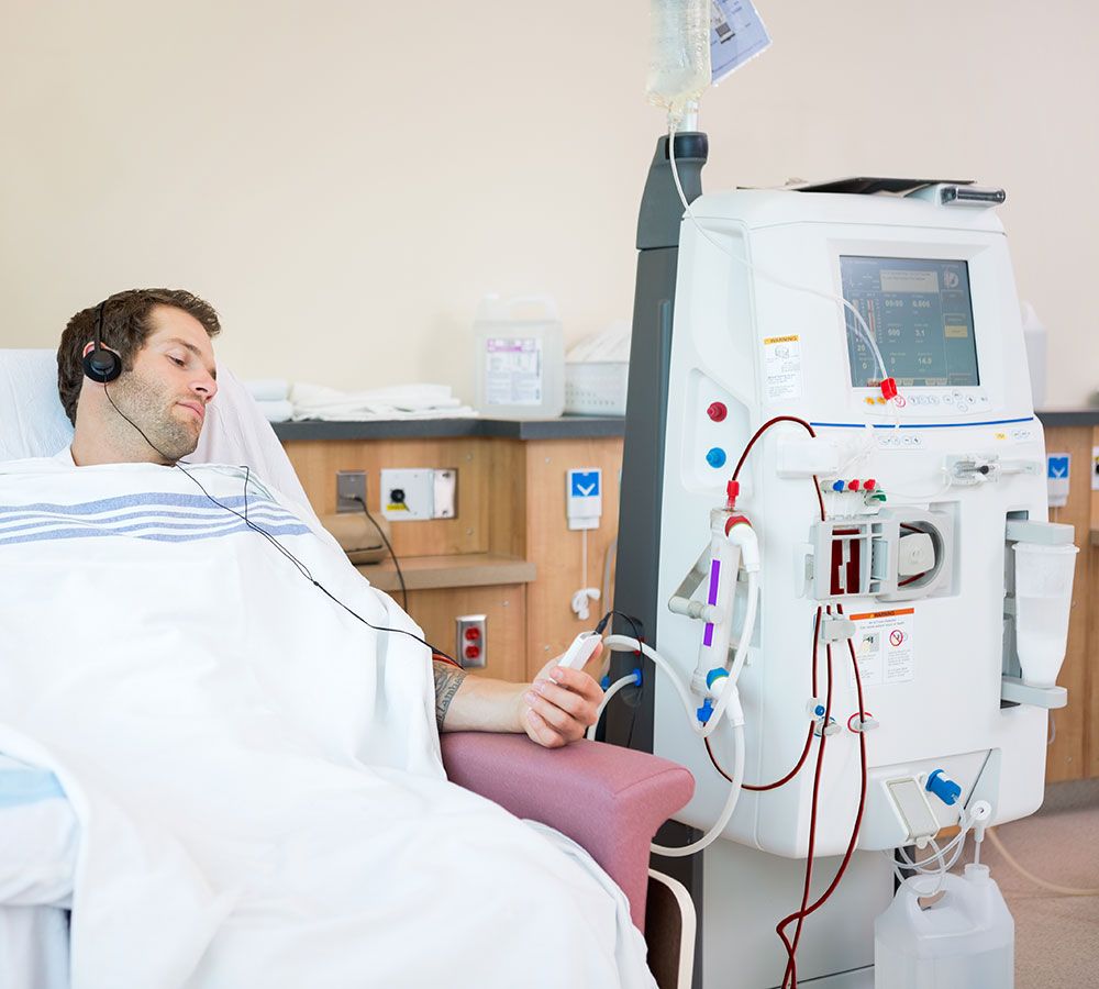 Patient Undergoing Kidney (Renal) Dialysis